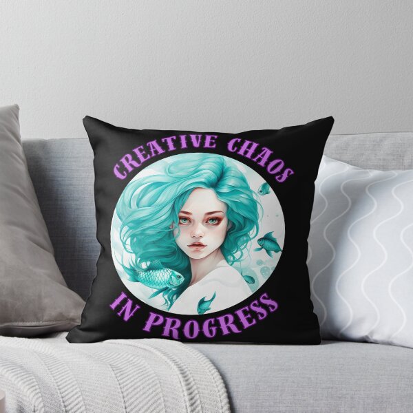 Item preview, Creative Chaos In Progress. pisces horoscope designed and sold by ZodiacWonders.
