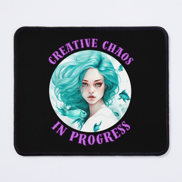 Item preview, Creative Chaos In Progress. pisces horoscope designed and sold by ZodiacWonders.