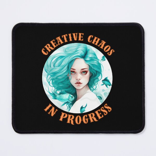 Item preview, Creative Chaos In Progress. pisces season designed and sold by ZodiacWonders.