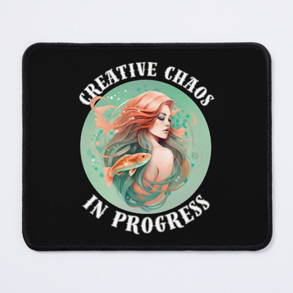 Item preview, Creative Chaos In Progress. pisces symbol designed and sold by ZodiacWonders.