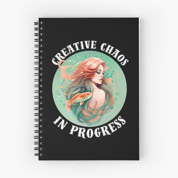 Item preview, Creative Chaos In Progress. pisces symbol designed and sold by ZodiacWonders.