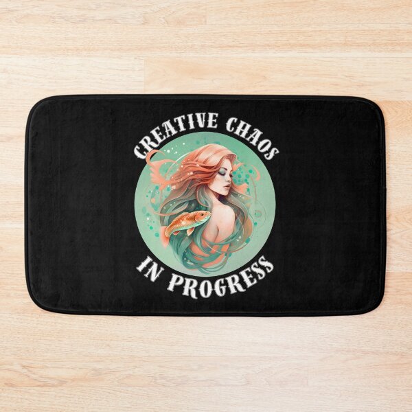 Item preview, Creative Chaos In Progress. pisces symbol designed and sold by ZodiacWonders.