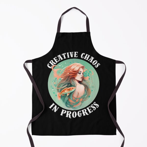 Item preview, Creative Chaos In Progress. pisces symbol designed and sold by ZodiacWonders.