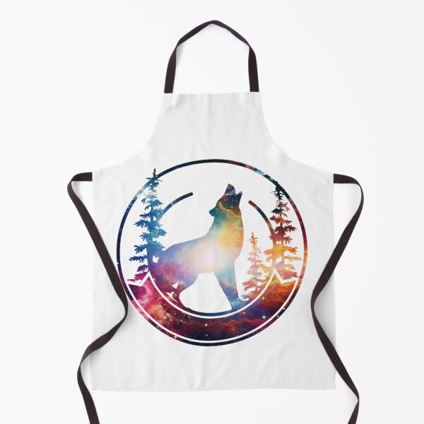 Item preview, Wolf Colorful Forest Landscape Silhouette designed and sold by TheAnimalZ00.
