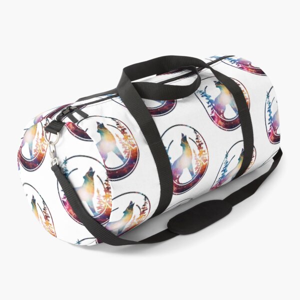 Item preview, Wolf Colorful Forest Landscape Silhouette designed and sold by TheAnimalZ00.
