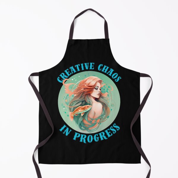 Item preview, Creative Chaos In Progress. pisces quote designed and sold by ZodiacWonders.