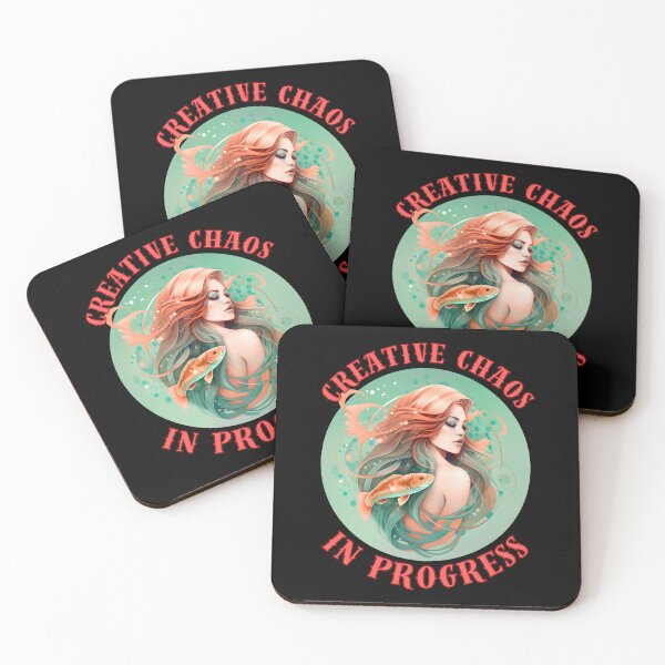 Item preview, Creative Chaos In Progress. pisces funny designed and sold by ZodiacWonders.