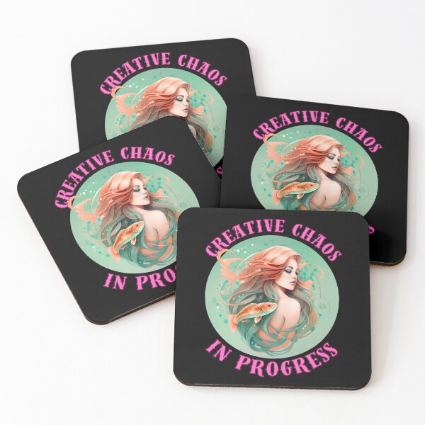 Item preview, Creative Chaos In Progress. pisces lovers designed and sold by ZodiacWonders.