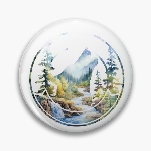 Item preview, Wolf Forest Mountain Landscape Silhouette designed and sold by TheAnimalZ00.