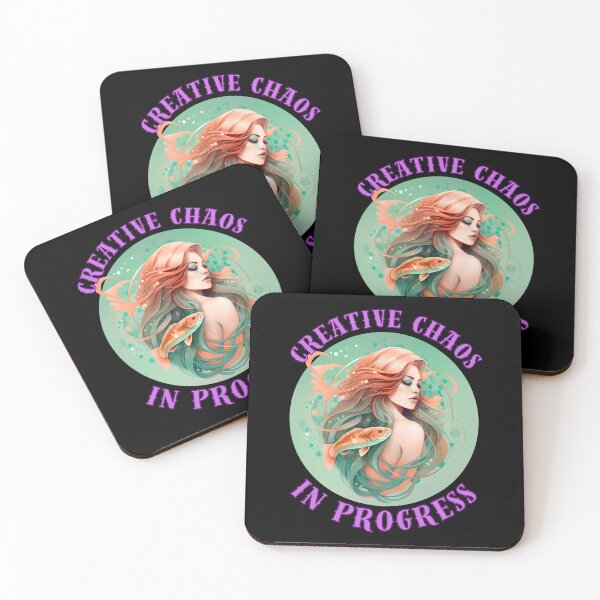 Item preview, Creative Chaos In Progress. pisces personality designed and sold by ZodiacWonders.