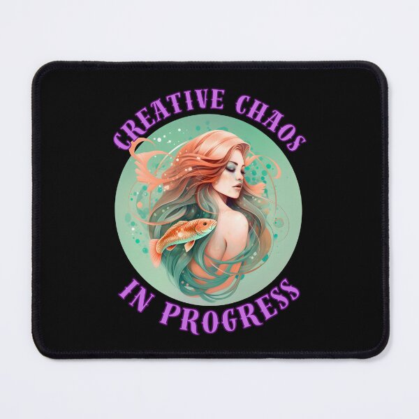 Item preview, Creative Chaos In Progress. pisces personality designed and sold by ZodiacWonders.