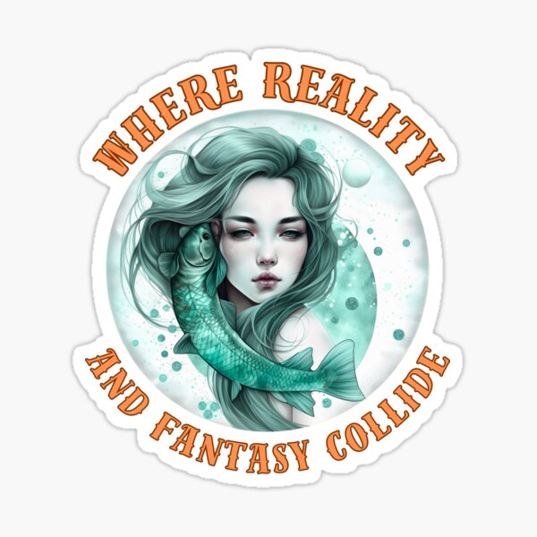 Item preview, Where Reality And Fantasy Collide. pisces season designed and sold by ZodiacWonders.