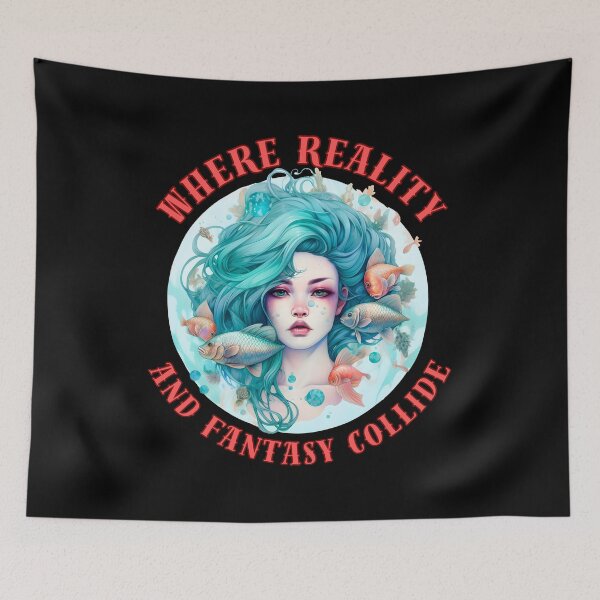 Item preview, Where Reality And Fantasy Collide. pisces funny designed and sold by ZodiacWonders.