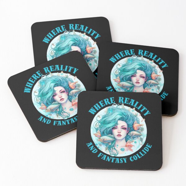Item preview, Where Reality And Fantasy Collide. pisces quote designed and sold by ZodiacWonders.
