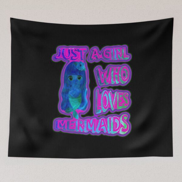 Item preview, just a girl who loves mermaids #2 funny designed and sold by creativerooney.