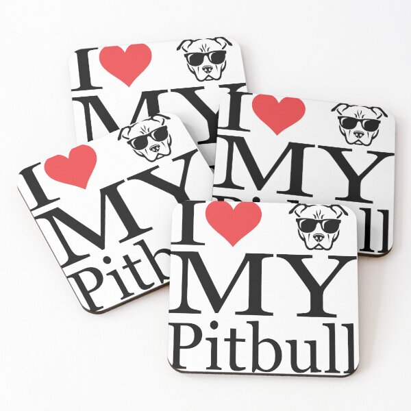 Item preview, I LOVE MY PITBULL designed and sold by snapacrab.