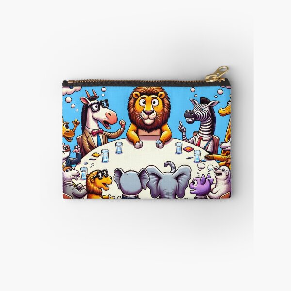 Item preview, Animal Council Meeting Art Print designed and sold by inkArtistryfine.