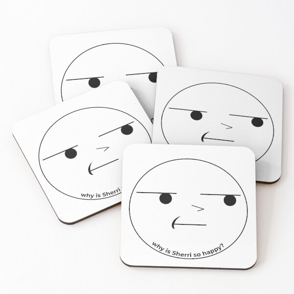 Item preview, Why Is Sherri So Happy? (White and Black) designed and sold by WhyIsSherriSo.