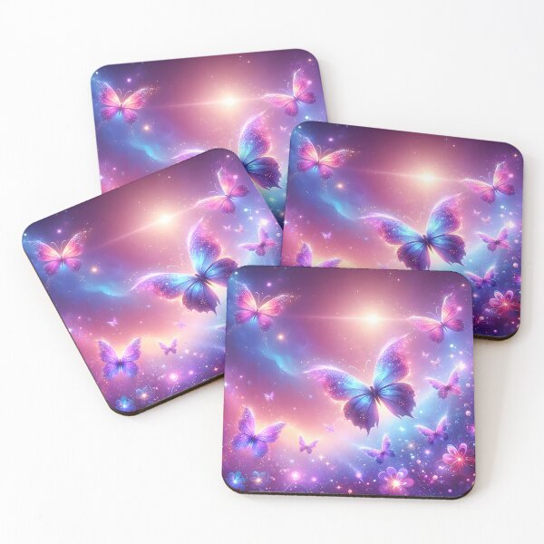 Item preview, Enchanted Cosmic Butterflies Artwork" designed and sold by inkArtistryfine.