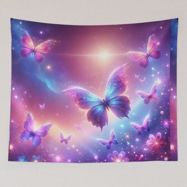 Item preview, Enchanted Cosmic Butterflies Artwork" designed and sold by inkArtistryfine.