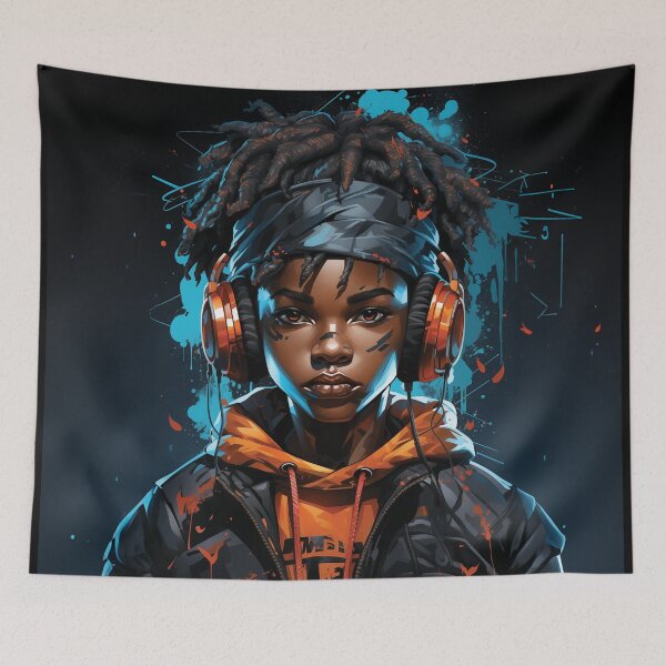 Item preview, Night Amber: Afrocentric Art designed and sold by UrbanEthnicArts.