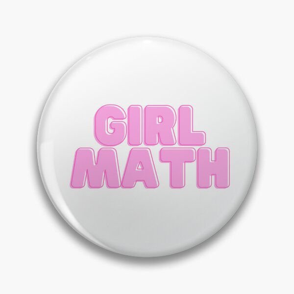 Item preview, Girl Math Tiktok Pink designed and sold by NimuehArt.