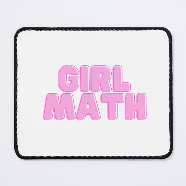 Item preview, Girl Math Tiktok Pink designed and sold by NimuehArt.