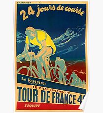 French Vintage Tour De France Poster