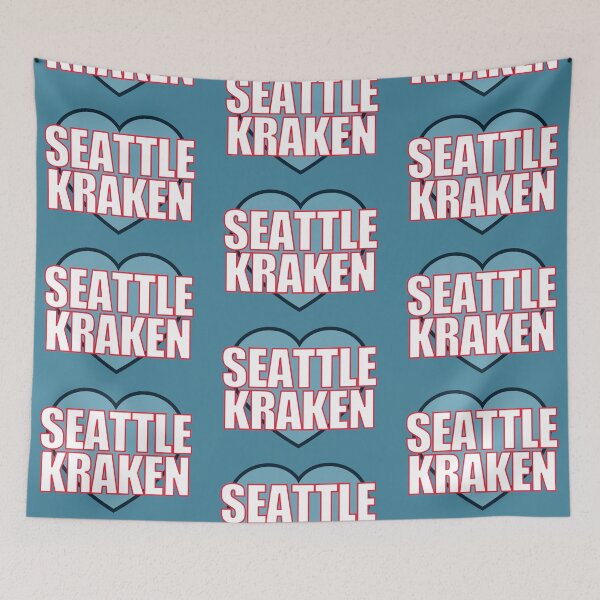 Item preview, Seattle Kraken Heart designed and sold by Chesley Design.