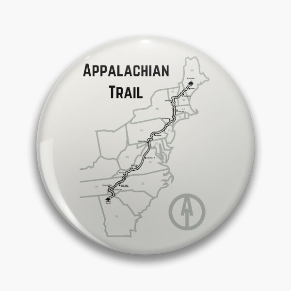 Item preview, Appalachian Trail Progress Map Cream designed and sold by jjomally1.