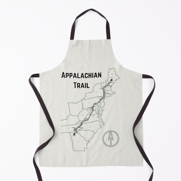 Item preview, Appalachian Trail Progress Map Cream designed and sold by jjomally1.