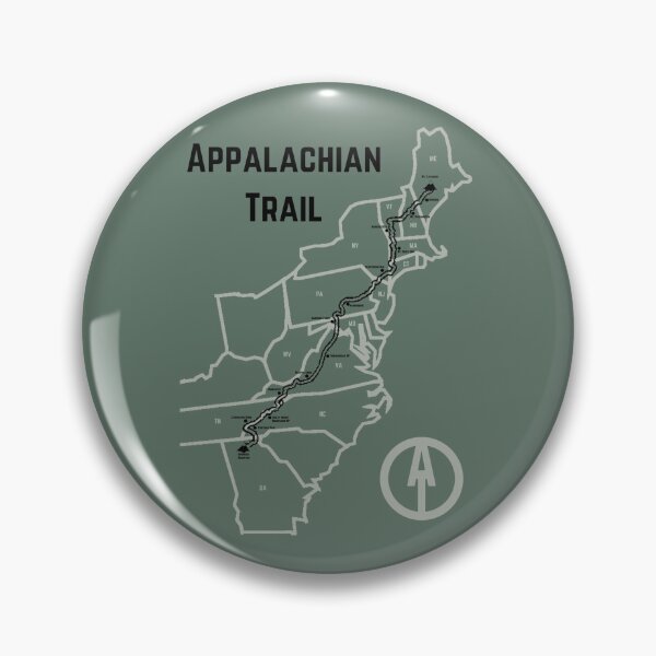 Item preview, Appalachian Trail Progress Map Green designed and sold by jjomally1.
