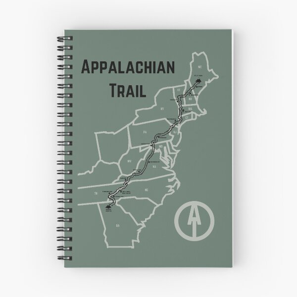 Item preview, Appalachian Trail Progress Map Green designed and sold by jjomally1.