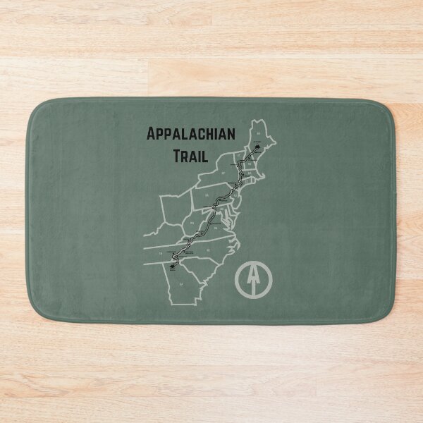 Item preview, Appalachian Trail Progress Map Green designed and sold by jjomally1.