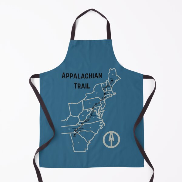 Item preview, Appalachian Trail Progress Map Blue designed and sold by jjomally1.