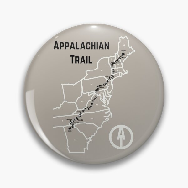 Item preview, Appalachian Trail Progress Map Tan Color designed and sold by jjomally1.