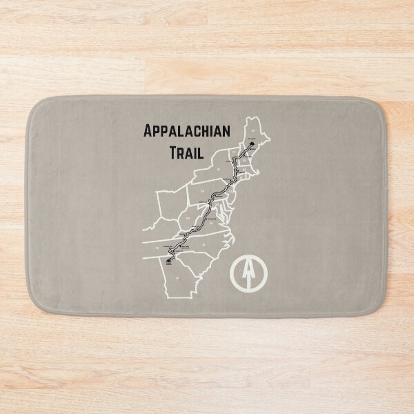Item preview, Appalachian Trail Progress Map Tan Color designed and sold by jjomally1.