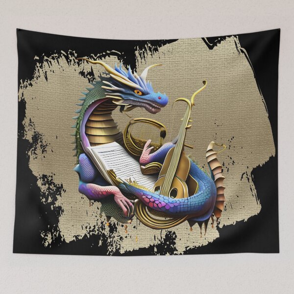 Item preview, Dragon musician designed and sold by Artbellachi.