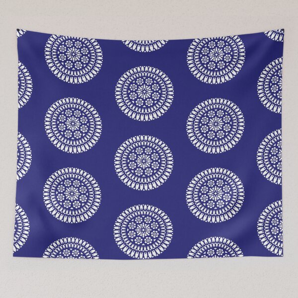 Item preview, Abstract Graphic Blue Circle  designed and sold by LZenDesigns.