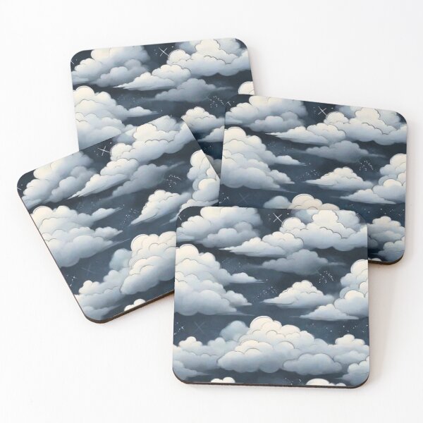Item preview, Soft Clouds at Night designed and sold by LetsBeDimonds.