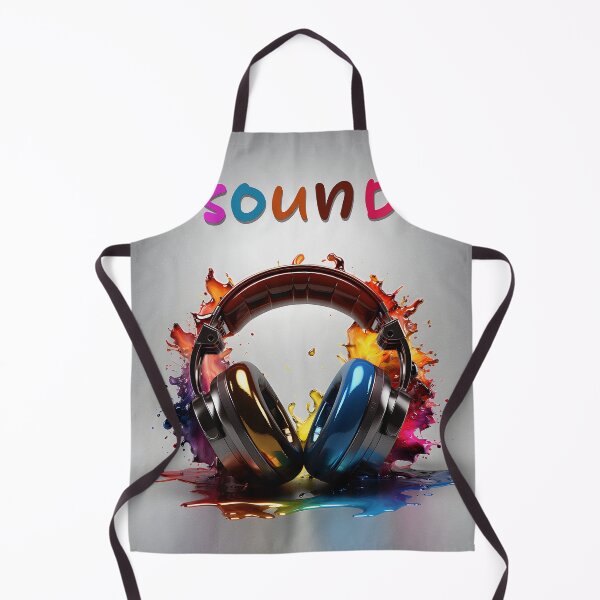 Item preview, Sonic Splash: Vibrant Headphone Explosion designed and sold by inkArtistryfine.