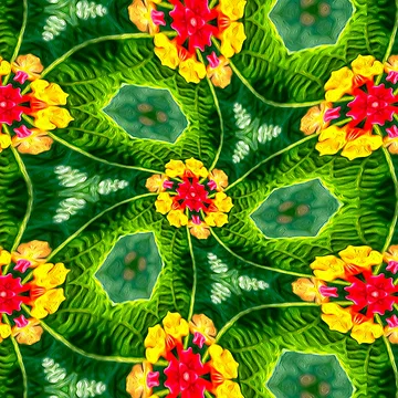 Artwork thumbnail, Fresh Flowers Pattern by Patternflower