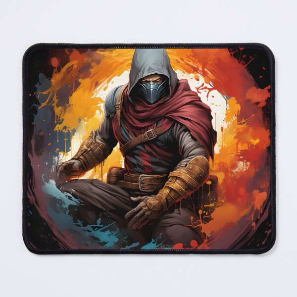 Item preview, Ruthless Shadow Warrior Art Print designed and sold by inkArtistryfine.