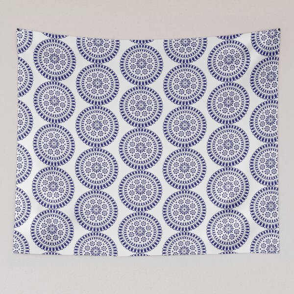 Item preview, Blue Abstract Mandala designed and sold by LZenDesigns.