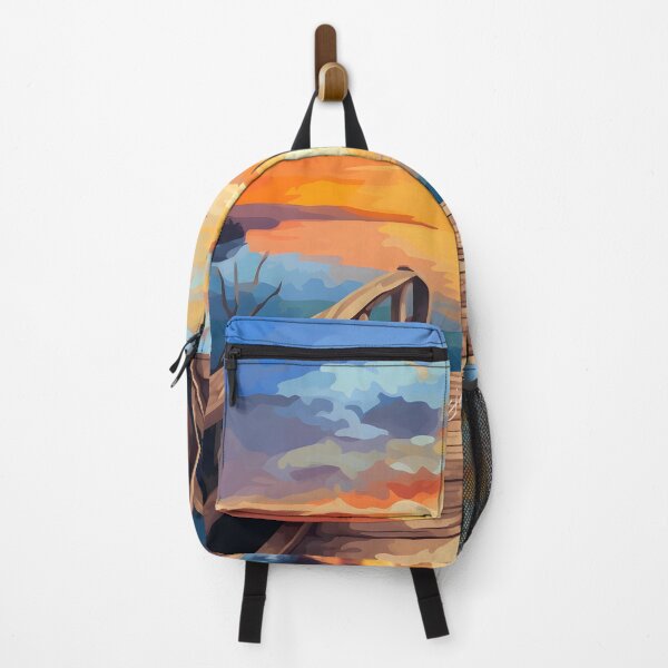 Item preview, Sunset Serenity: Lakeside Retreat Art designed and sold by inkArtistryfine.