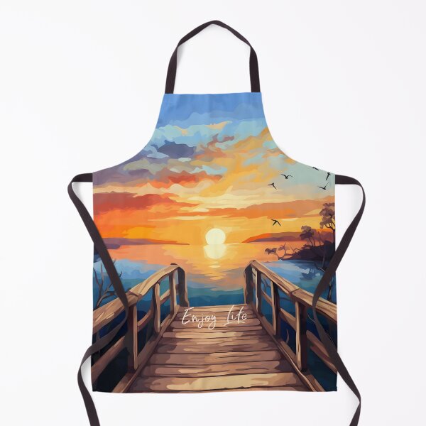 Item preview, Sunset Serenity: Lakeside Retreat Art designed and sold by inkArtistryfine.