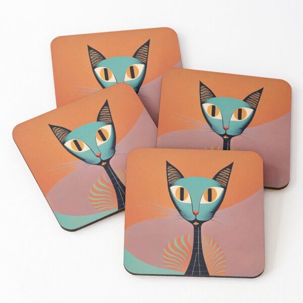 Item preview, Vintage Atomic Cat Design Delight designed and sold by Tamas Das.