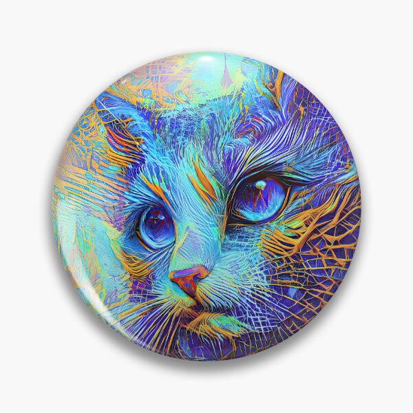 Artikelvorschau, Abstraktionen der abstrakten Abstraktion der Katze. DeepDream #5193516045561 entworfen und verkauft von blackhalt.