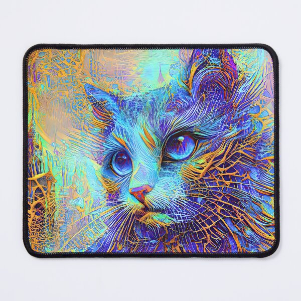 Item preview, Abstractions of abstract abstraction of cat. DeepDream #5193516045561 designed and sold by blackhalt.