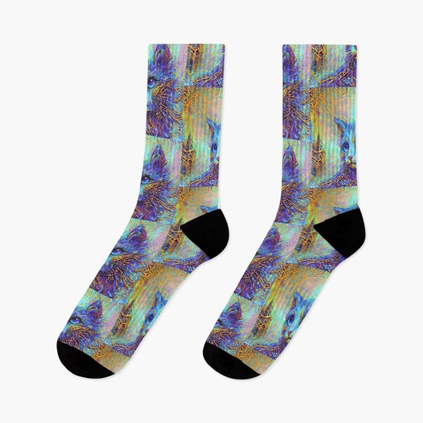 Item preview, Abstractions of abstract abstraction of cat. DeepDream #5193516045561 designed and sold by blackhalt.